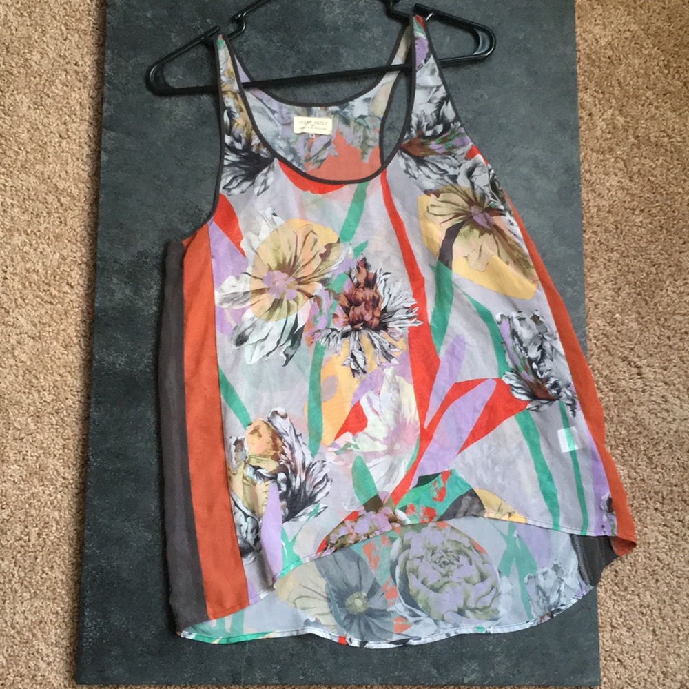 Semi-sheer Anthropologie tank top